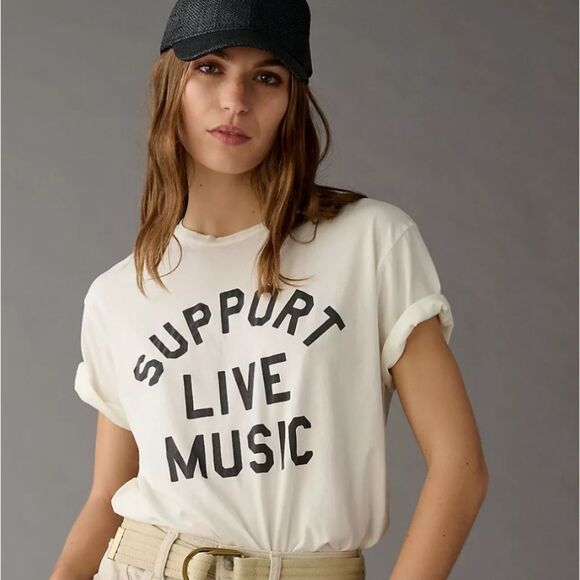Anthropologie Tops - Retro brand Original Retro Brand Support Live Music Vintage Tee Anthropologie